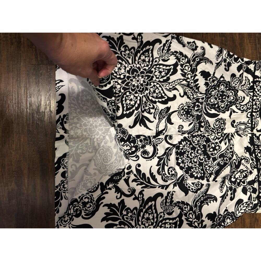 KIM ROGERS SUNDRESS BLACK AND WHITE PLUS SIZE 18 - Picture 6 of 7